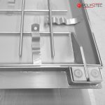 Stainless steel assisted cover